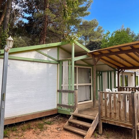 Chalet 5 personen - Chalet Standard 23m² 2 kamers - zonder airconditioning 1/5 pers