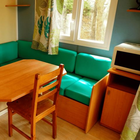 Stacaravan 6 personen - Stacaravan Standaard 25m² Ideaal 2 kamers - zonder airconditioning 1/6 pers