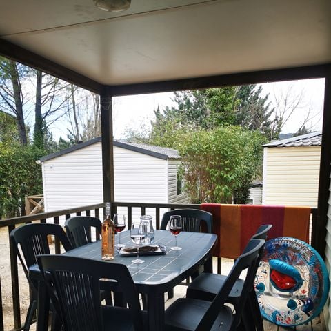 Stacaravan 6 personen - Stacaravan Standaard 25m² Ideaal 2 kamers - zonder airconditioning 1/6 pers