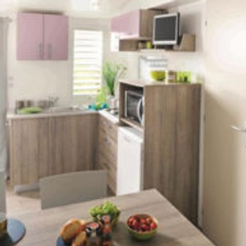 Mobilheim 5 Personen - Mobilheim Confort 23m² 2Schlafzimmer - mit Klimaanlage 1/5 Pers.