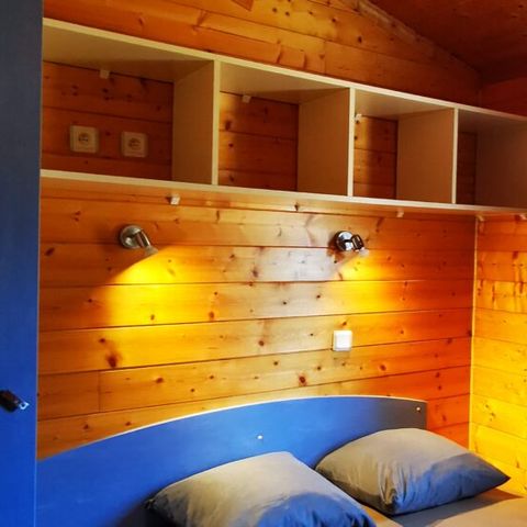 Chalet 7 personen - Chalet Confort 35m² 2 kamers - met airconditioning 1/7 pers