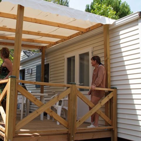 MOBILHOME 6 personas - Mobil-home PMR Confort 36m² 2 habitaciones - con aire acondicionado 1/6 pers