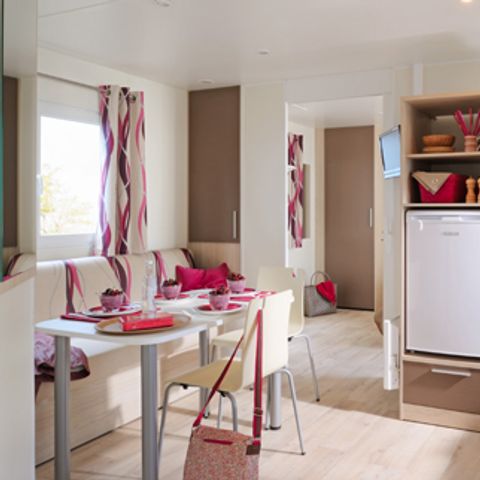 Mobilheim 6 Personen - Mobilheim PMR Confort 36m² 2 Schlafzimmer - mit Klimaanlage 1/6 Pers.