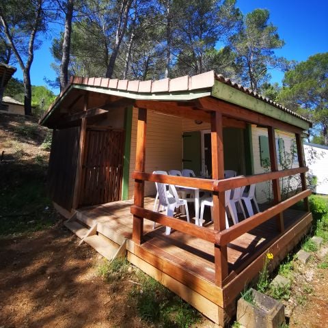 Chalet 7 personen - Chalet Confort 35m² 2 kamers - zonder airconditioning 1/7 pers