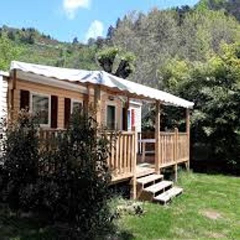 MOBILHOME 6 personas - NUEVO // Mobil home Premium 37 M2 3 dormitorios Aire acondicionado TV wifi lavavajillas