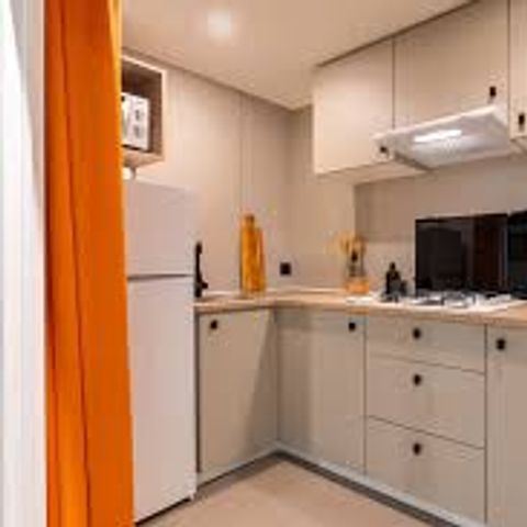 BUNGALOW 6 personnes - NEW // Mobil home Premium 32 M2 2 chambres Clim TV lave vaisselle