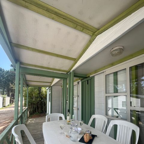 CHALET 8 personnes - Chalet Double Standard 35m² 4 chambres - sans clim 1/8 pers