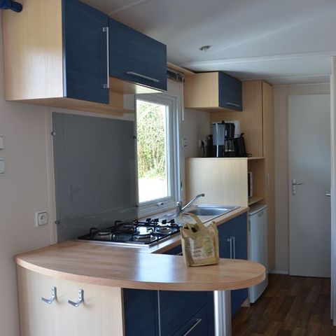 MOBILHOME 5 personnes - Mobil-home standard 29 m2 (2ch-4/5 pers) + TV + terrasse 4/5 pers