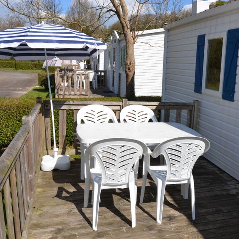Mobile home 4 persons - Standard mobile home 29 m2 (2bed-4p) + TV + terrace