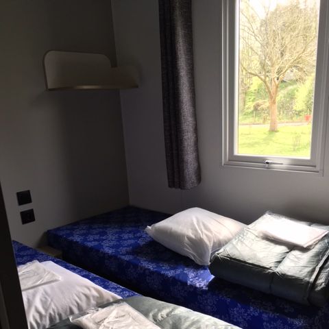 Mobile home 4 persons - Comfort mobile home 24 m2 (2 bdrm-4 pers) + TV + terrace 4 pers