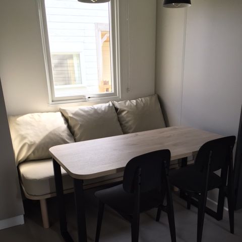 Mobile home 4 persons - Comfort mobile home 24 m2 (2 bdrm-4 pers) + TV + terrace 4 pers