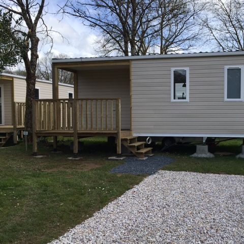 Mobile home 6 persons - Comfort 28 m2 (3 bdrm-6 pers) + terrace