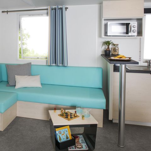 MOBILHOME 6 personas - Confort mobil home 34 m2 (3bed-6 pers) + terraza 6 pers