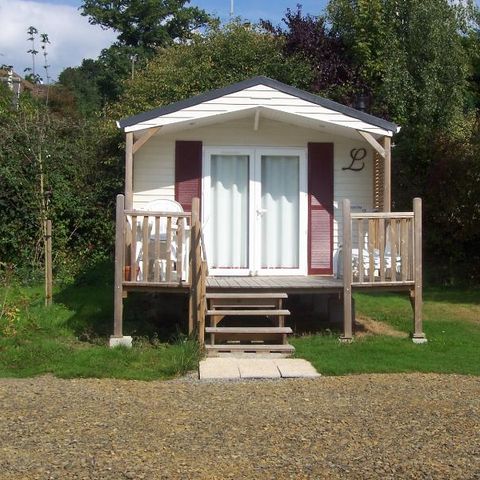 Mobile home 2 persons - Standard 20m² (1 bdrm-2 pers) + TV + terrace