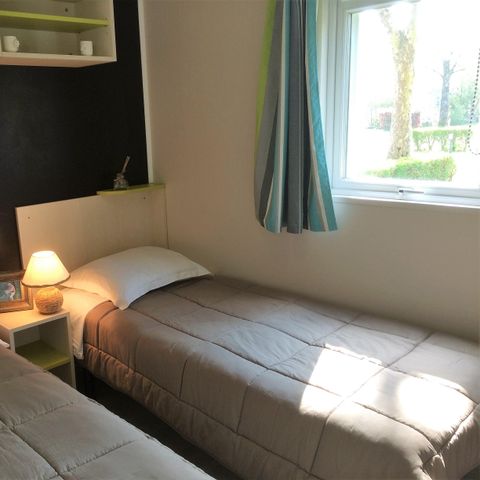 CHALET 4 personas - Chalet confort 30 m² (2 hab-4 pers) + TV + terraza cubierta