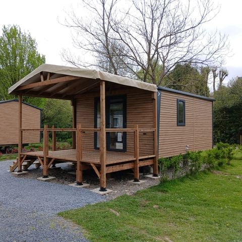 MOBILE HOME 2 people - Premium mobile home 20m² (1 bdrm-2 pers) + TV + terrace