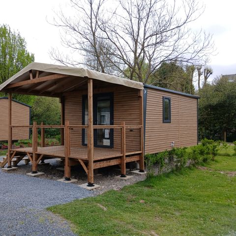 Mobile home 2 persons - Premium mobile home 20m² (1 bdrm-2 pers) + TV + terrace