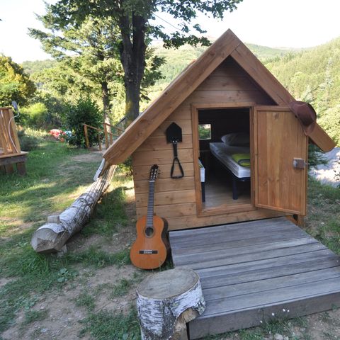 Mobile home 6 persons - Comfortable 3-bedroom trapper chalet, with 2/P wooden mini-chalet on the terrace