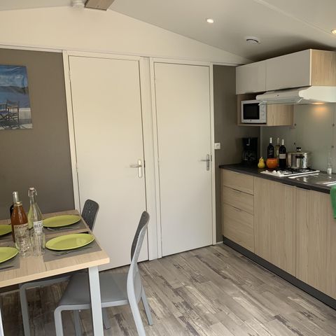 CASA MOBILE 2 persone - Chalet Tiny house 1 camera da letto e un divano letto nel soggiorno, 4 posti letto