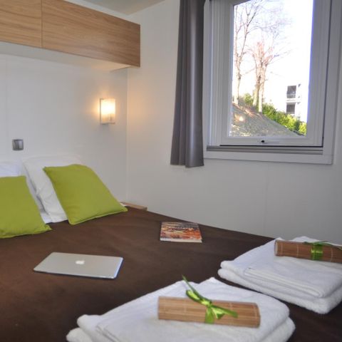 Mobile home 4 persons - Chalet confort trappeur 2 bedrooms, with wooden mini-chalet 2/Pers