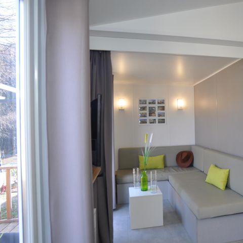 Mobile home 4 persons - Chalet confort trappeur 2 bedrooms, with wooden mini-chalet 2/Pers