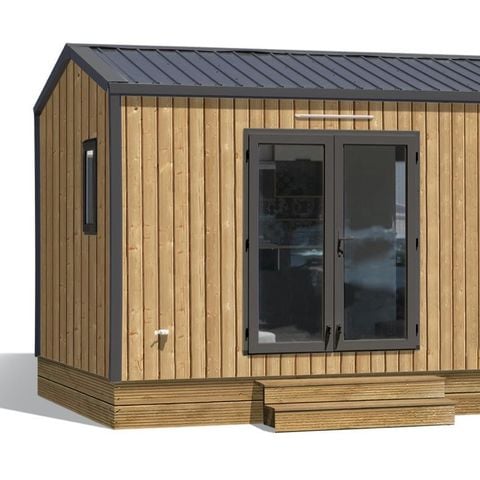 Mobilheim 6 Personen - Pionier-Chalet 3 Schlafzimmer