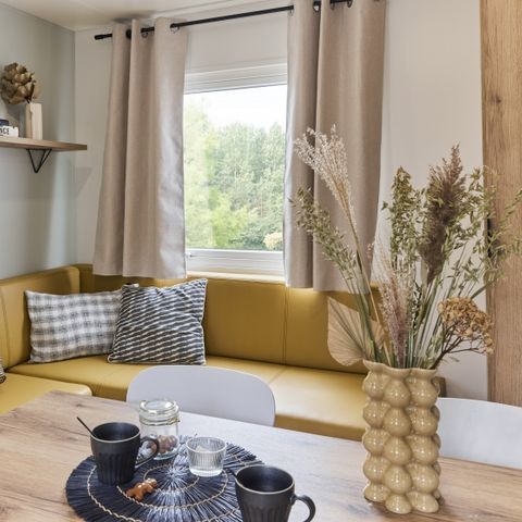 Stacaravan 6 personen - Premium 3CH CLIM, WIFI, LV TV terras 1 badkamer