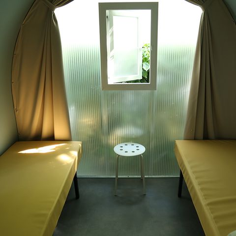 Canvas bungalow 4 persons - COCO SWEET without sanitary facilities 15 sqm