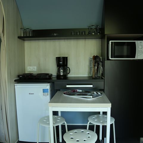 Canvas bungalow 4 persons - COCO SWEET without sanitary facilities 15 sqm