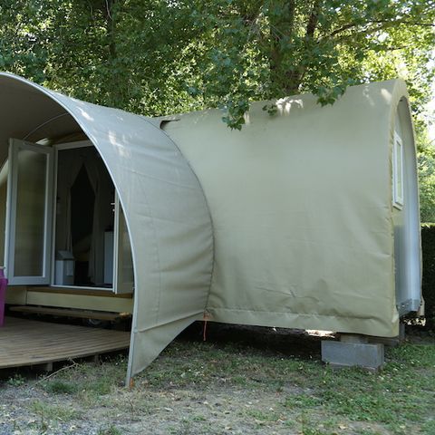 Canvas bungalow 4 persons - COCO SWEET without sanitary facilities 15 sqm