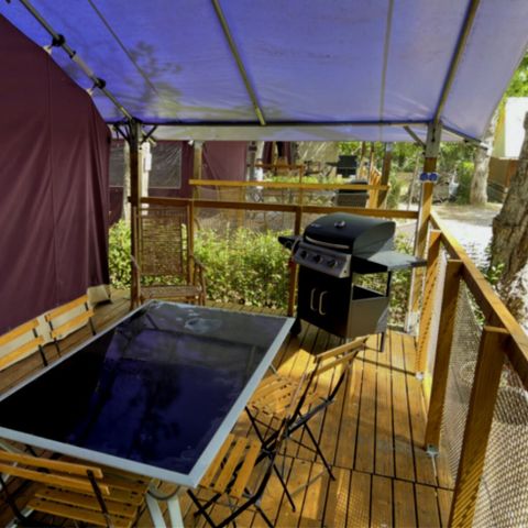 Canvas and wooden tent 6 persons - Lodge Safari Tent 4-6 People