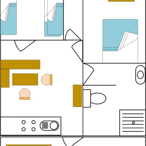 Chalet 5 personen - Leuk