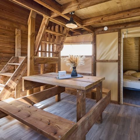 TENTE TOILE ET BOIS 4 personnes - Caba-Logde Evasion