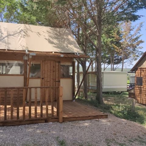 TIENDA DE LONA Y MADERA 4 personas - Evasión de Caba-Logde