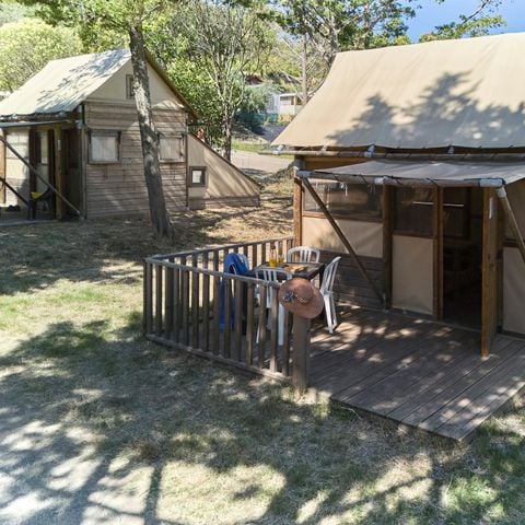 TENTE TOILE ET BOIS 4 personnes - Caba-Logde Evasion