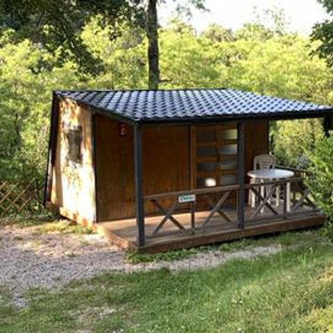 CHALET 2 personas - Camp'Nature+ sin instalaciones sanitarias 20m².