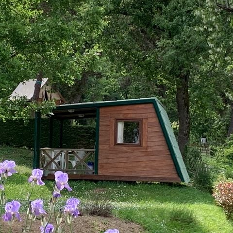 CHALET 2 personas - Camp'Nature+ sin instalaciones sanitarias 20m².