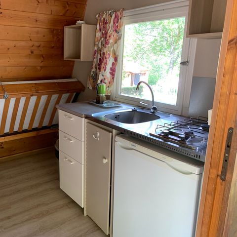 Chalet 3 Personen - Camp'Nature ohne Sanitäranlagen 22m²