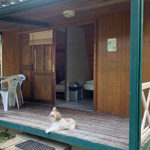 Chalet 3 Personen - Camp'Nature ohne Sanitäranlagen 22m²