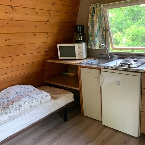 Chalet 3 personen - Camp'Nature zonder sanitair 22m².