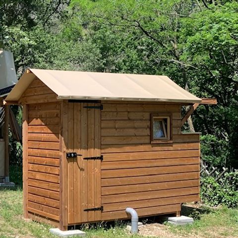 Glampingtent 5 personen - n°6 bis Lodge 31 m² zonder sanitair of douche