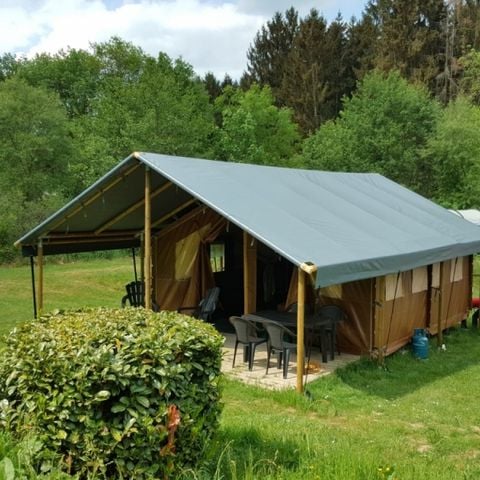 Tent van canvas en hout 5 personen - Luxe Lodge, SL, zonder sanitair