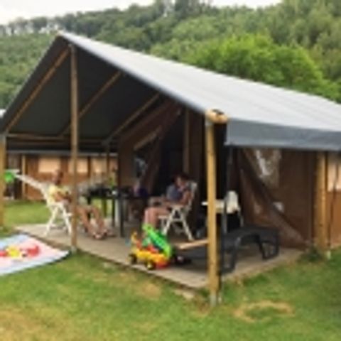 Canvas and wooden tent 6 persons - LODGETENT, TYPE SL