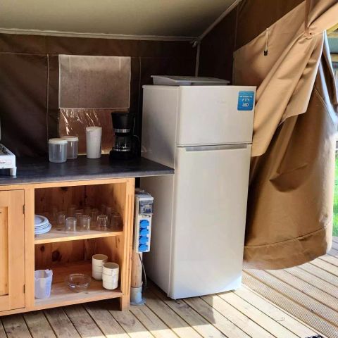Canvas and wooden tent 5 persons - Lodge 3 Rooms 5 People Without Sanitary