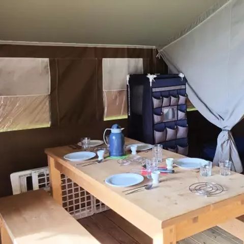 SAFARITENT 5 personen - Safari Lodge 3 Kamers 5 Personen Zonder Badkamer