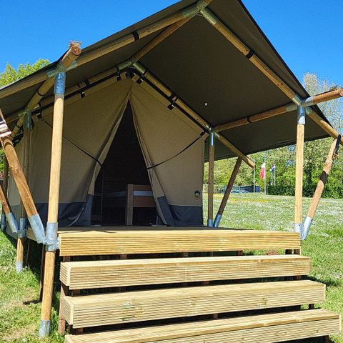 Tente en toile et en bois 2 personnes - Tente Safari I 2 pax