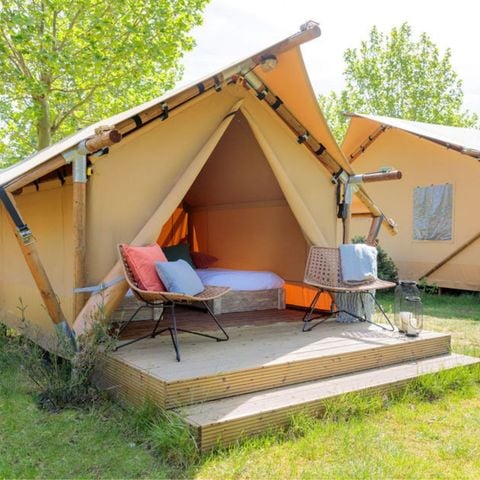Tente en toile et en bois 2 personnes - Tente Safari I 2 pax