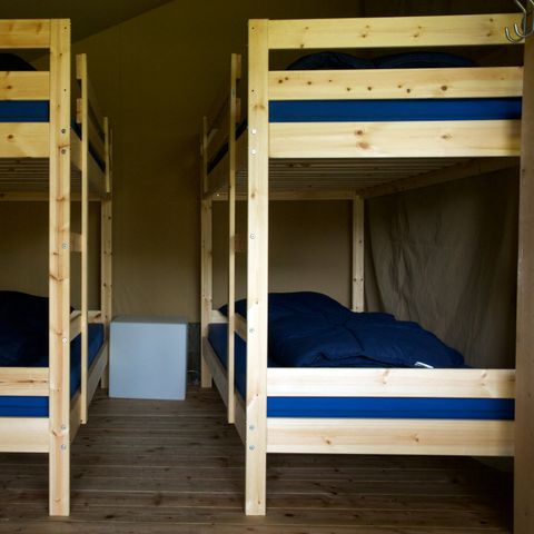 Tenda in tela e legno 6 persone