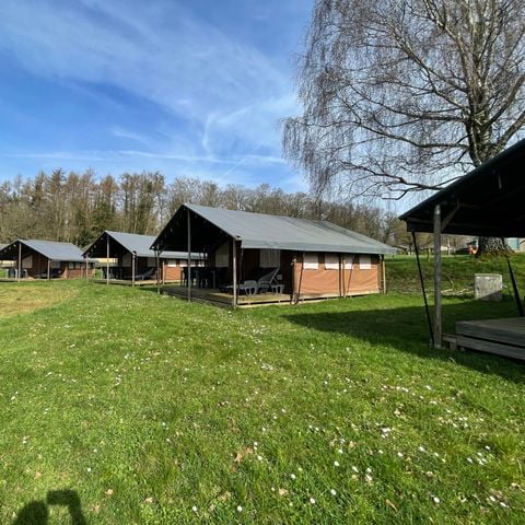 Tente en toile et en bois 5 personnes - Coco (Safari lodge)