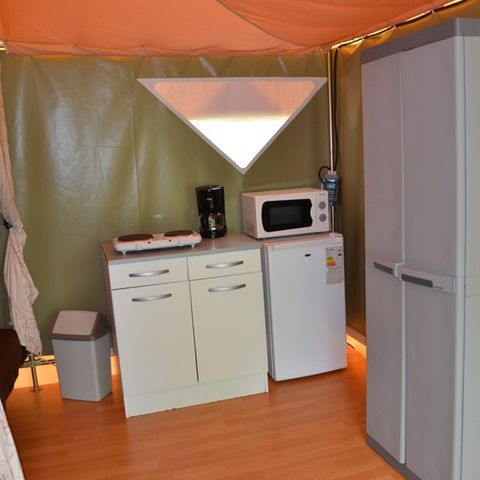 Bungalowzelt 4 Personen - Eco 16m² (2 Zimmer) 4 pers